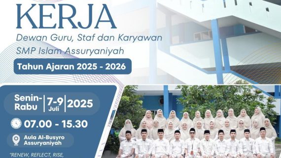 Rapat Kerja SMP Islam Assuryaniyah Siap Hadapi Tahun Ajaran 2025/2026