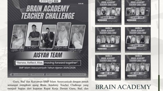 Brain Academy Teacher Challenge Digelar di SMP Islam Assuryaniyah
